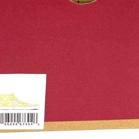 💖MEGA SALE💖VANS SK8-HI Tapered Swirl  Womens Lime Cream Yellow   VN0A4U16JLN - Picture 7 of 9